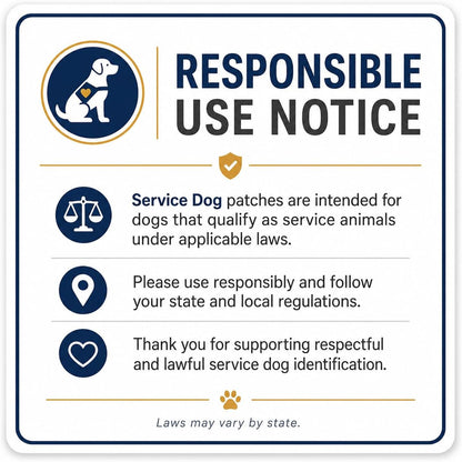 Reflective Service Dog in Training Patches with Hook and Loop Backing for Service Animal Vests /Harnesses Medium (5 X 1.5) Inch